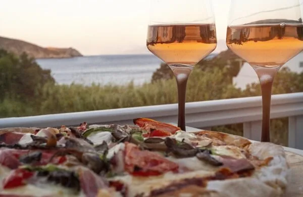 Deluxe Suite dinner at the balcony with view