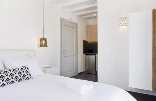 Deluxe Studio bedroom space